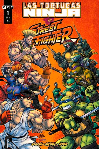 Pack - Las Tortugas Ninja Vs. Street Fighter #1-5