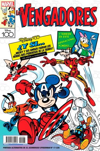 Disney 100 - El Asombroso Spiderman #17 / 226 (Portada Alternativa - Los Vengadores)