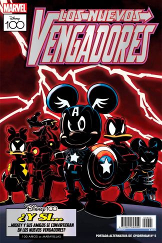 Disney 100 - Spiderman #5 (Portada Alternativa - Los Nuevos Vengadores)