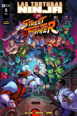 Las Tortugas Ninja Vs. Street Fighter #5 De 5